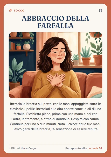Carta Abbraccio della farfalla